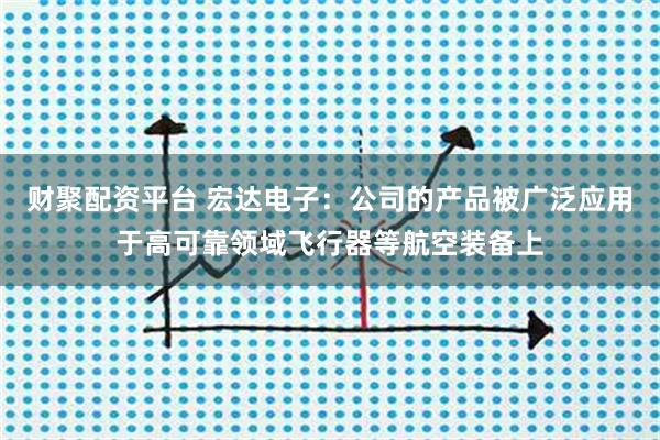财聚配资平台 宏达电子：公司的产品被广泛应用于高可靠领域飞行器等航空装备上
